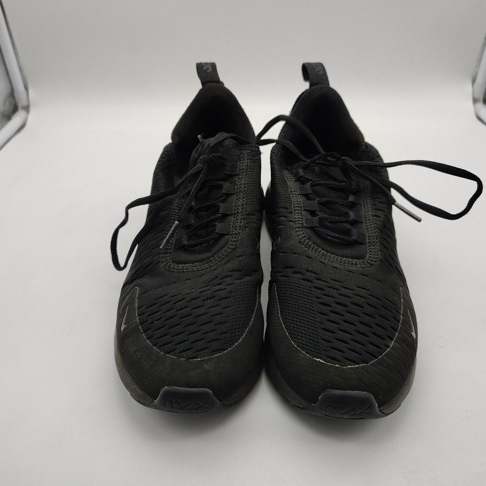 Nike Air Max 270 Running Shoes Triple Black Sneakers AH6789-006 Womens Size 8.5 - Picture 4 of 7